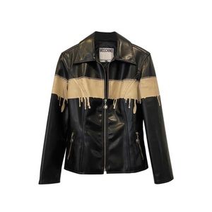 Moschino Jeans Drip Painted Jacket